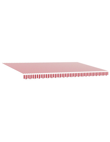 Struttura della tenda Rosso e Bianco 500 × 300 cm