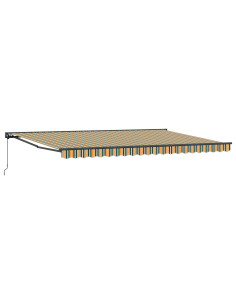Struttura della tenda Verde e Giallo 500 × 300 cm 2
