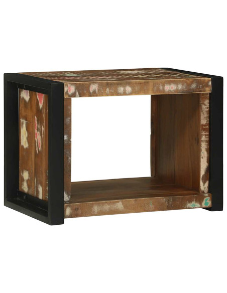 Cubetto da Parete Marrone Legno Recuperato Massello