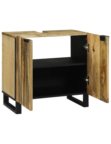 Armadio per Lavabo da Bagno con porta Marrone 62 x 33 x 58 cm