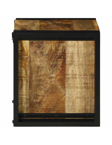 Portabottiglie 35 x 35 x 39 cm Legno di mango massello