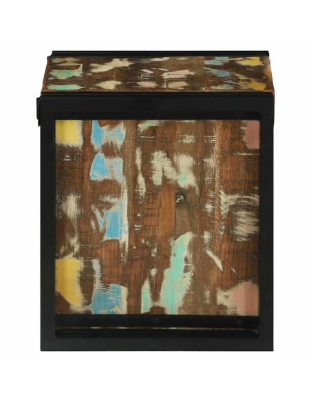 Portabottiglie 35 x 35 x 39 cm Legno Recuperato Massello