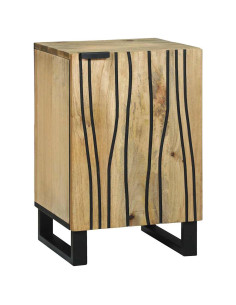 Armadio per Lavabo da Bagno con porta Marrone 38 x 33,5 x 58 cm 2