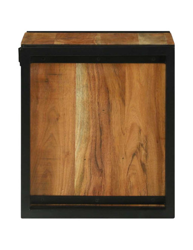 Portabottiglie 35 x 35 x 39 cm Legno di Acacia Massello