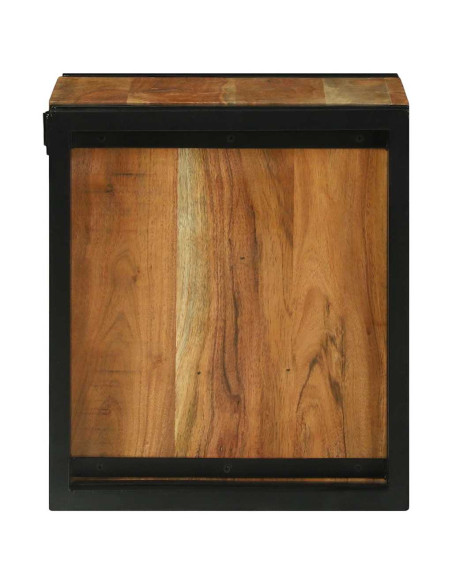 Portabottiglie 35 x 35 x 39 cm Legno di Acacia Massello