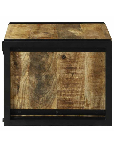 Portabottiglie 2 pcs 46 x 35 x 27,5 cm Legno di mango massello