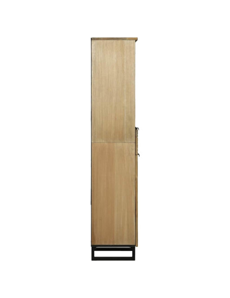 Armadio per Lavabo da Bagno con porta Marrone 38 x 33 x 160 cm