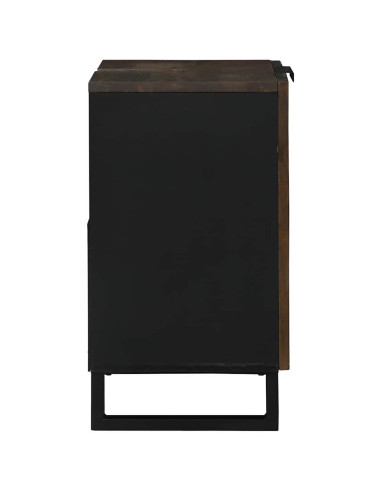 Armadio per Lavabo da Bagno con porta Noce 62 x 33 x 58 cm