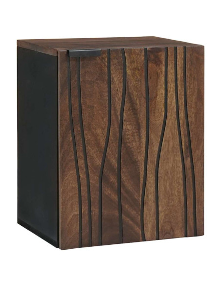 Armadio per Lavabo da Bagno con porta Noce 38 x 33,5 x 48 cm