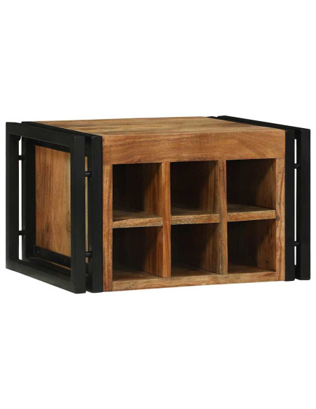 Portabottiglie 2 pcs 46 x 35 x 27,5 cm Legno di Acacia Massello