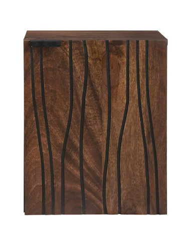 Armadio per Lavabo da Bagno con porta Noce 38 x 33,5 x 48 cm