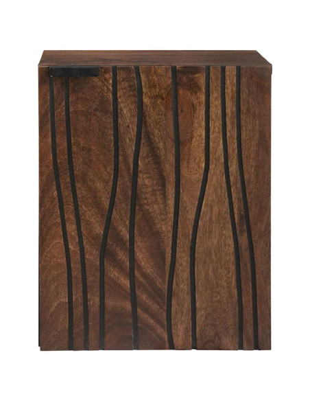 Armadio per Lavabo da Bagno con porta Noce 38 x 33,5 x 48 cm