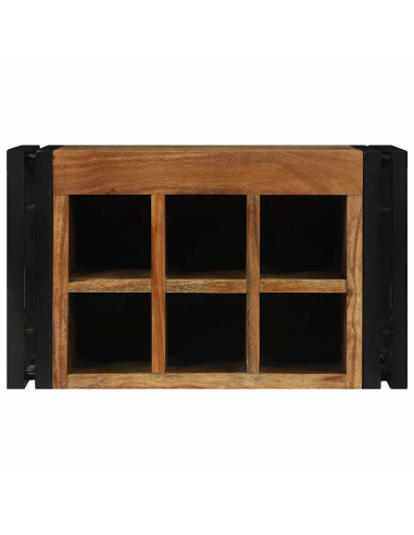 Portabottiglie 2 pcs 46 x 35 x 27,5 cm Legno di Acacia Massello