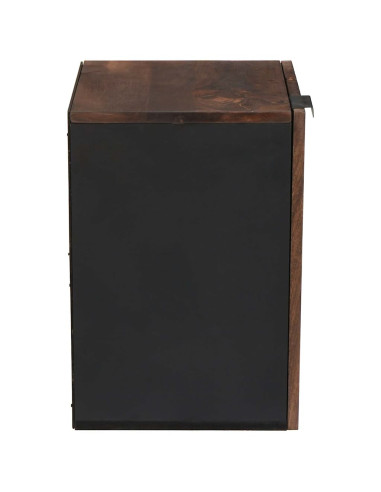 Armadio per Lavabo da Bagno con porta Noce 38 x 33,5 x 48 cm