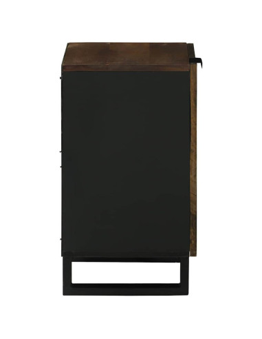 Armadio per Lavabo da Bagno con porta Noce 38 x 33,5 x 58 cm
