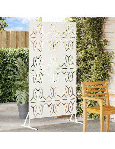 Schermo per Privacy Bianco 100 x 50 x 180 cm Acciaio