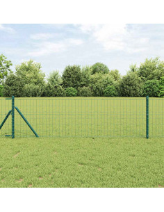 Recinzione Euro Verde 0,6 x 10 m Ferro rivestito in PVC