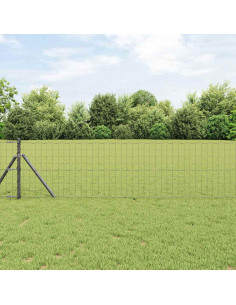 Recinzione Euro Grigio 0.6 x 25 m Ferro rivestito in PVC