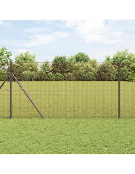 Recinzione in Rete Saldato Rosso 1.5 x 10 m