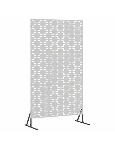 Schermo per Privacy Grigio 100 x 50 x 180 cm Acciaio