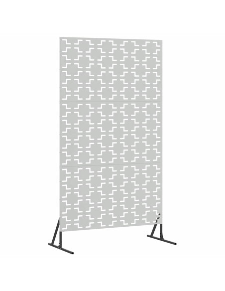Schermo per Privacy Grigio 100 x 50 x 180 cm Acciaio