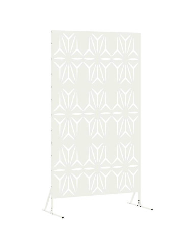 Schermo per Privacy Bianco 100 x 50 x 180 cm Acciaio