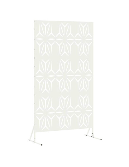 Schermo per Privacy Bianco 100 x 50 x 180 cm Acciaio