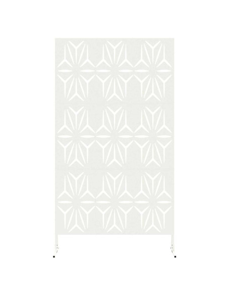 Schermo per Privacy Bianco 100 x 50 x 180 cm Acciaio