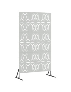 Schermo per Privacy Grigio 100 x 50 x 180 cm Acciaio 2