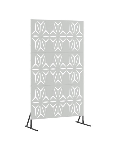 Schermo per Privacy Grigio 100 x 50 x 180 cm Acciaio