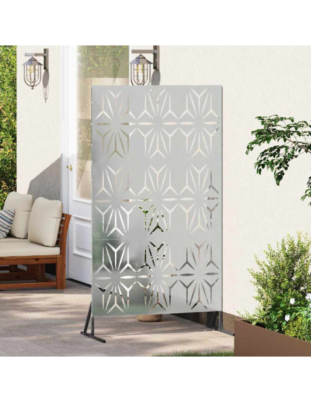 Schermo per Privacy Grigio 100 x 50 x 180 cm Acciaio