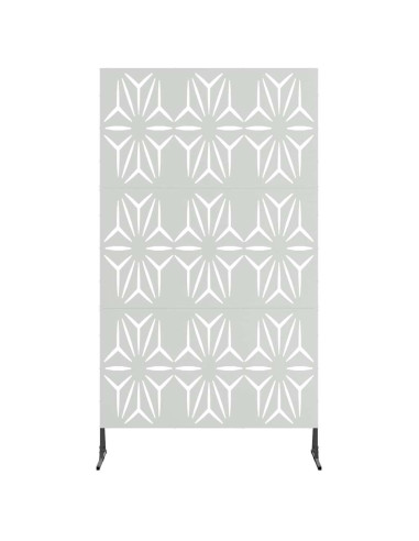 Schermo per Privacy Grigio 100 x 50 x 180 cm Acciaio
