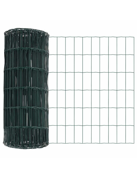 Recinzione Euro Verde 0,6 x 10 m Ferro rivestito in PVC