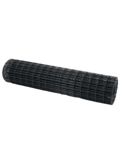 Recinzione Euro Grigio 1 x 25 m Ferro rivestito in PVC 2