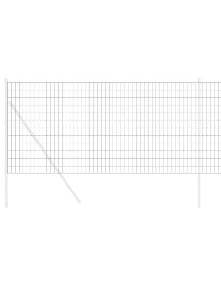 Recinzione Euro Grigio 1 x 25 m Ferro rivestito in PVC