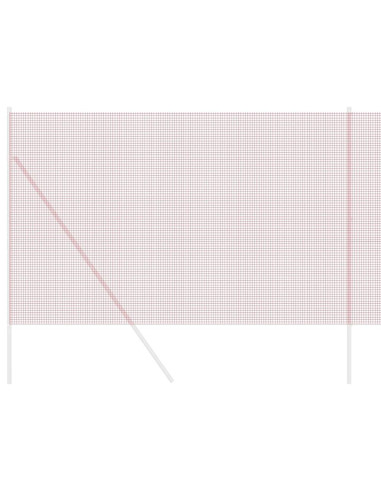 Recinzione in Rete Saldato Rosso 1.5 x 10 m