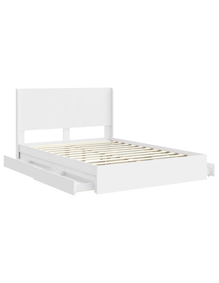 Struttura del letto con stoccaggio e testata 3 pcs
