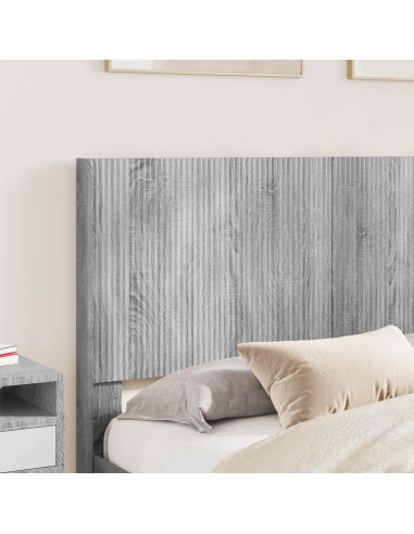 Struttura del letto con stoccaggio e testata Sonoma grigio