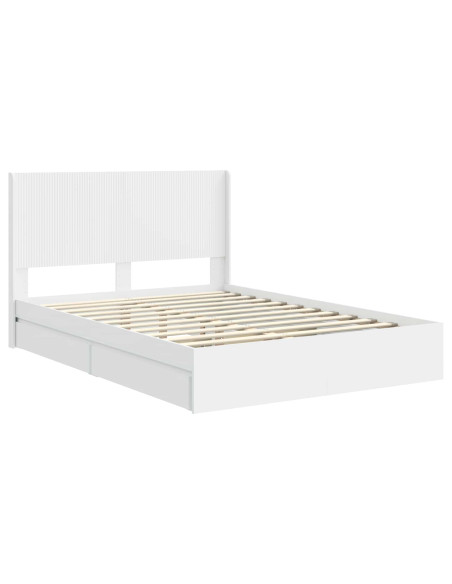 Struttura del letto con stoccaggio e testata 3 pcs