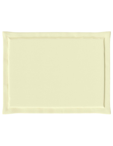 Cuscini per Seduta 2 pcs Crema 47 x 36 x 2 cm Poliestere