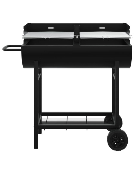 griglia a carbone Regolabile Nero 96,5 x 42,5 x 88,5 cm