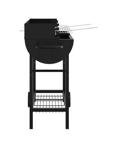 griglia a carbone Regolabile Nero 96,5 x 42,5 x 88,5 cm
