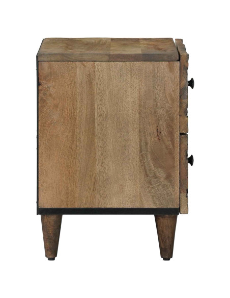 Armadio da Notte con cassetto Marrone 40 x 33,5 x 46 cm