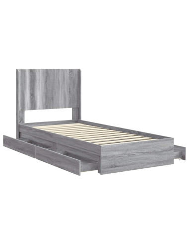 Struttura del letto con stoccaggio e testata 3 pcs