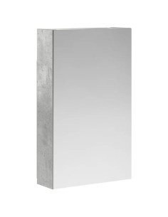 Mobiletto per specchio da bagno con lo scaffale Grigio cemento 2