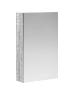 Mobiletto per specchio da bagno Grigio Sonoma 30 x 10,5 x 50 cm 2