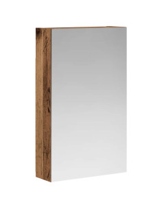 Mobiletto per specchio da bagno Legno vecchio 30 x 10,5 x 50 cm 2