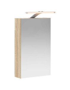 Mobiletto per specchio da bagno Rovere Sonoma 30 x 10,5 x 50 cm 2