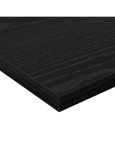 Scaffale 4 pcs Nero 60 x 30 x 1,5 cm Legno multistrato