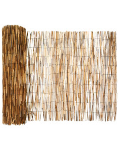 Recinzione per Giardino Carbonizzato 400 x 90 cm Giunco 2